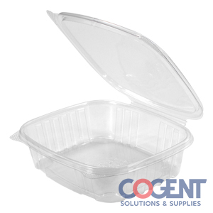 64 oz. Clear Hinged Deli Fruit Container 200/CS