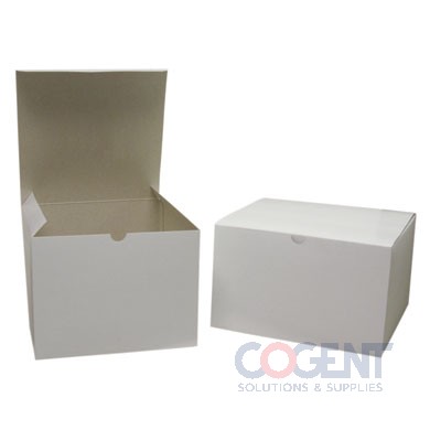 Glossy White Collapsible Gift Boxes